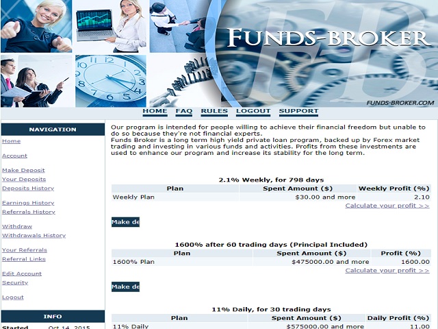 Funds Broker screenshot